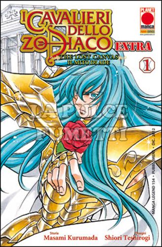 MANGA LEGEND #   154 - CAVALIERI DELLO ZODIACO THE LOST CANVAS EXTRA 1 - 1A RISTAMPA